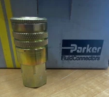 Quick Connect Hose Coupling: 3/8 in Body Size, 3/8 in Hose Fitting Size, Sleeve,