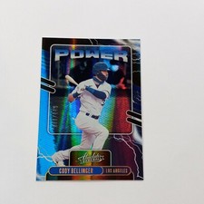2021 Absolute Power Blue Spectrum #5 Cody Bellinger  #D 001/149  FIRST ONE