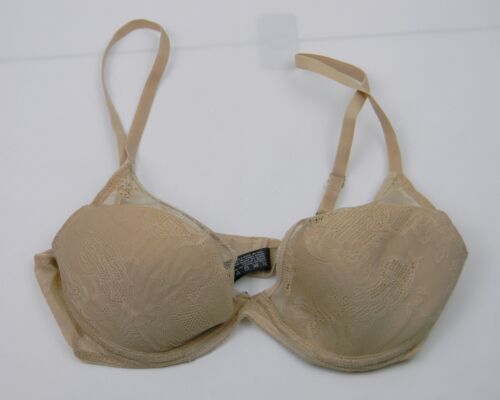 Women's Natori Beige Beige  Lace  Nylon Underwire  Bra Size 34B - Picture 1 of 5