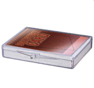 (1 Brand New) Ultra Pro 25-Card Hinged Plastic Box Holder For Trading Cards 