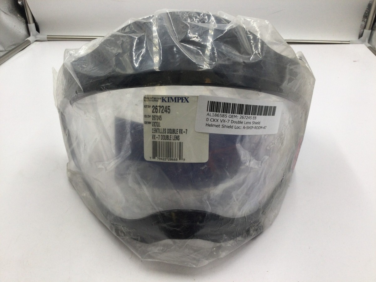 Kimpex Double Lens Clear Helmet Face Shield for Kimpex VX-7 Helmet