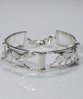 Handziseliertes 4-Teiliges Armband 3D Italienisches Armband In 925 Silber Luce