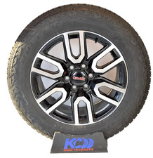 20" GMC Sierra Yukon AT4 Black/Machined Chevy Silverado OEM wheels rims tires