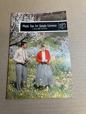 Vintage Kodak publication Photo tips for simple cameras 1951 33p Eastman Corp.