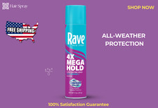 Rave 4X Firm Hold Hair Spray - Heat  Humidity Protection 8.5oz 
