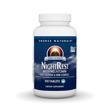 Source Naturals NightRest With Melatonin 100 Tablets