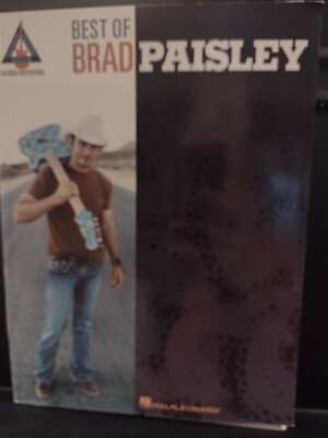 Brad Paisley Songbook Best Of Guitar Tab Recorded Versions Cut Sheets VG Cond.
