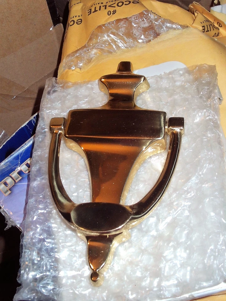 Llamador de puerta Quoizel dorado Foto 2 de 2