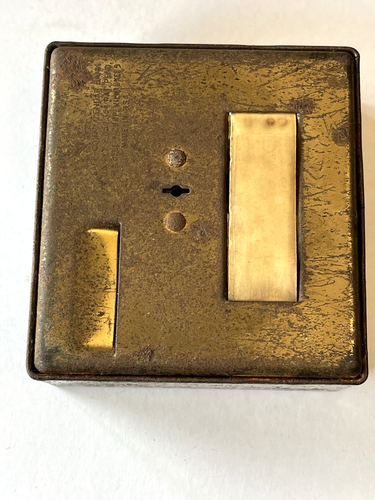 Security First National Bank No Key Metal & Plastic Safe Coin Still Bank Vintage - Picture 9 of 11
