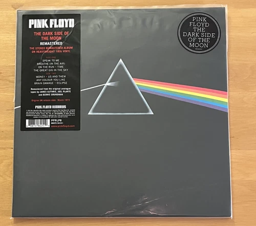 Pink Floyd Dark Side Of The Moon LP 180g 2016 Remastered Edition PFRLP8 & extras