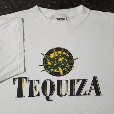 Vintage Tequiza Agave Busch Beer Tequila Drink Promo T Shirt Party Fun Mens XL
