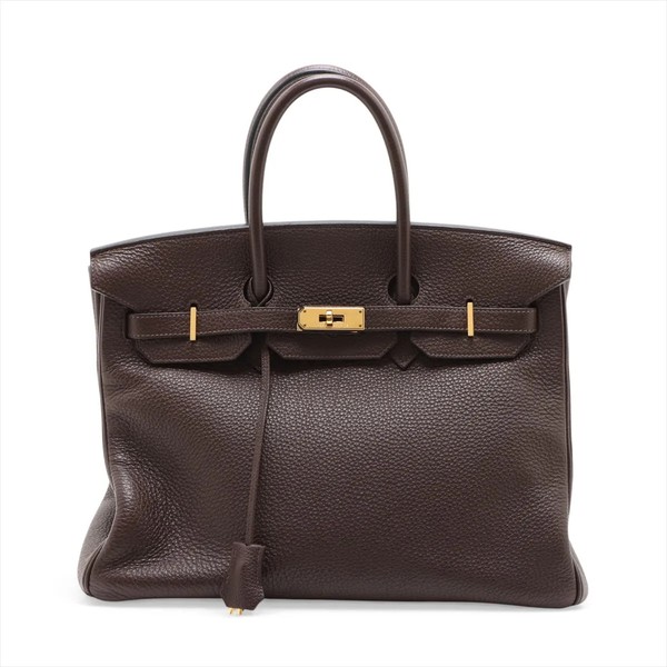 Hermès Birkin 35 Le Tournay Togo Chocolat Gold Metal Fittings □M: 2009