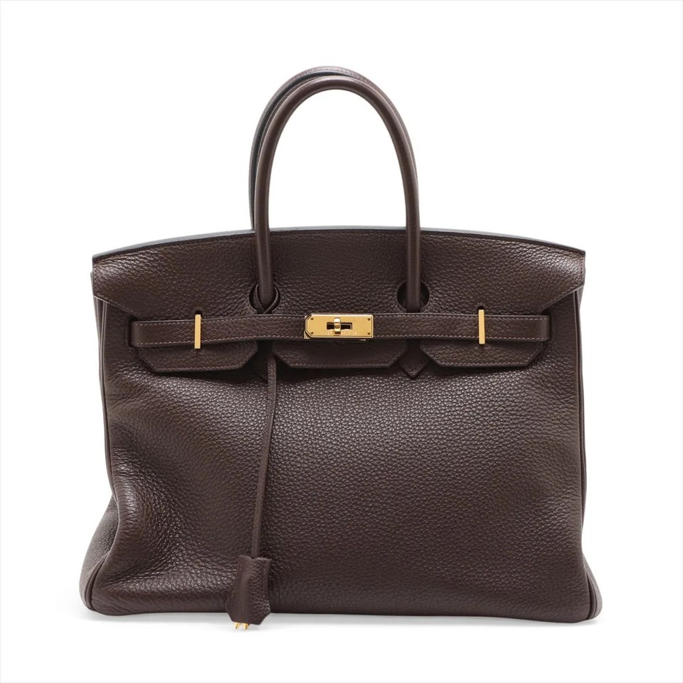 Hermès Birkin 35 Le Tournay Togo Chocolat Gold Metal Fittings □M: 2009