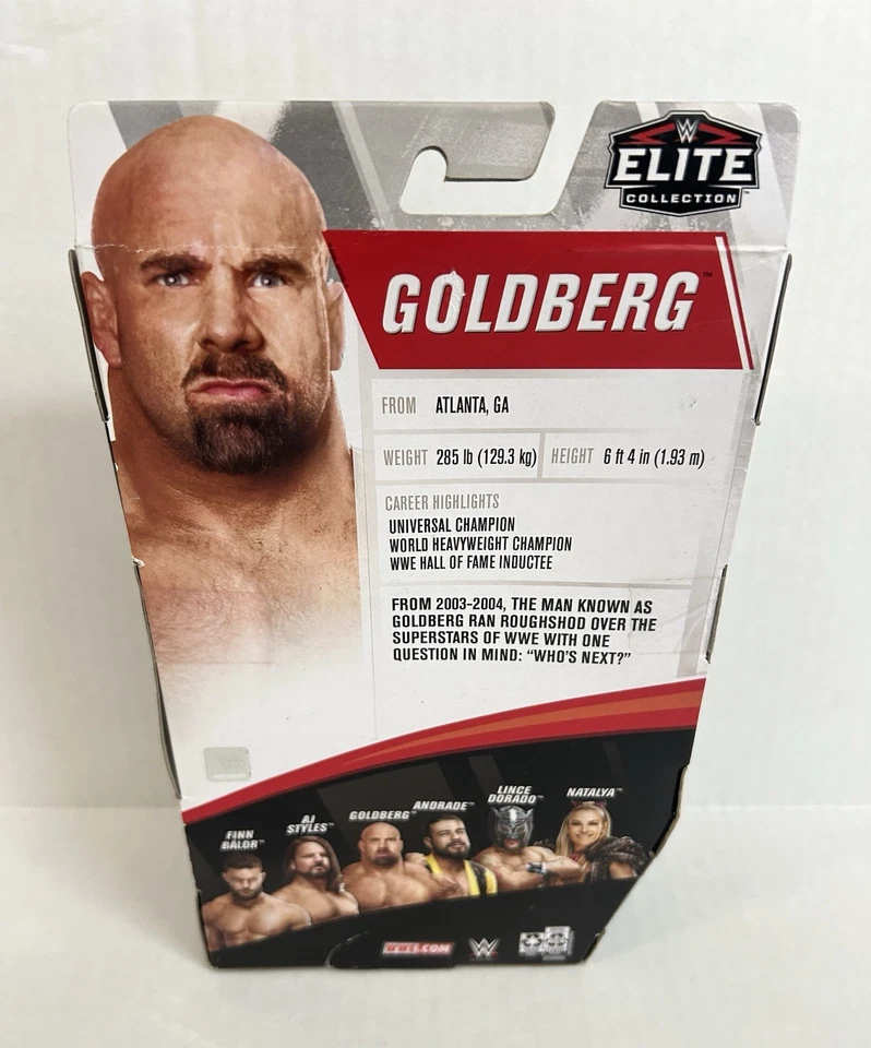 Boneco GOLDBERG assinado WWE Mattel Elite Collection cinto de ouro grande PSA/DNA - Imagem 3 de 4