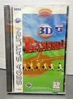 3D Baseball (Sega Saturn, 1996), Sealed, Case Has A Crack