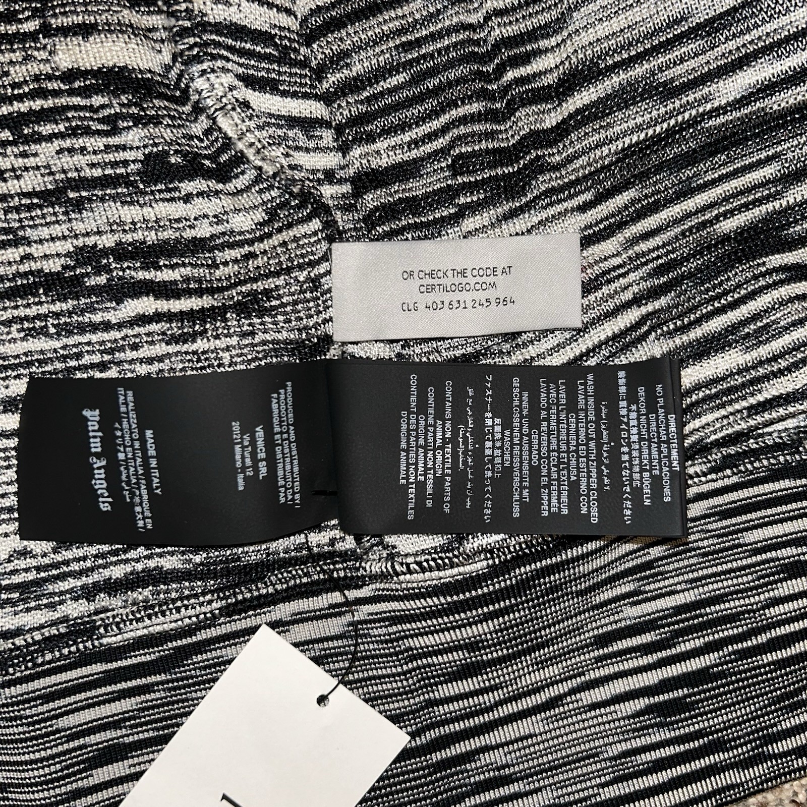 Rare MISSONI x Palm Angels Woven Track Suit Size Large Authentic image 9