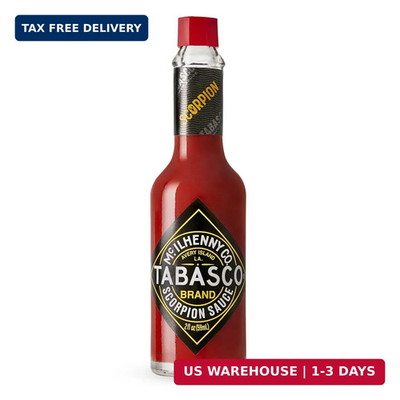 #ad #ad TABASCO Brand Scorpion Sauce Fiery amp; Intense Hot Sauce Glass Bottle Bold amp; Ho $3.99