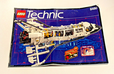 Lego Technic Space Shuttle 8408 INSTRUCTION book manual for 2 Exploration MODELS