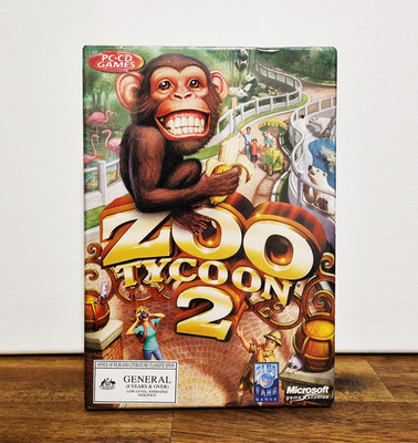 Factory Sealed Zoo Tycoon 2 PC Game (Rare, 2004, ENGLISH)
