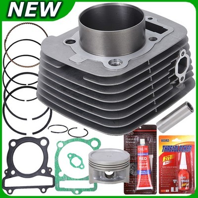 Cylinder Piston Rings Gaskets Top End Kit For Yamaha Big Bear YFM 400 2000-2012
