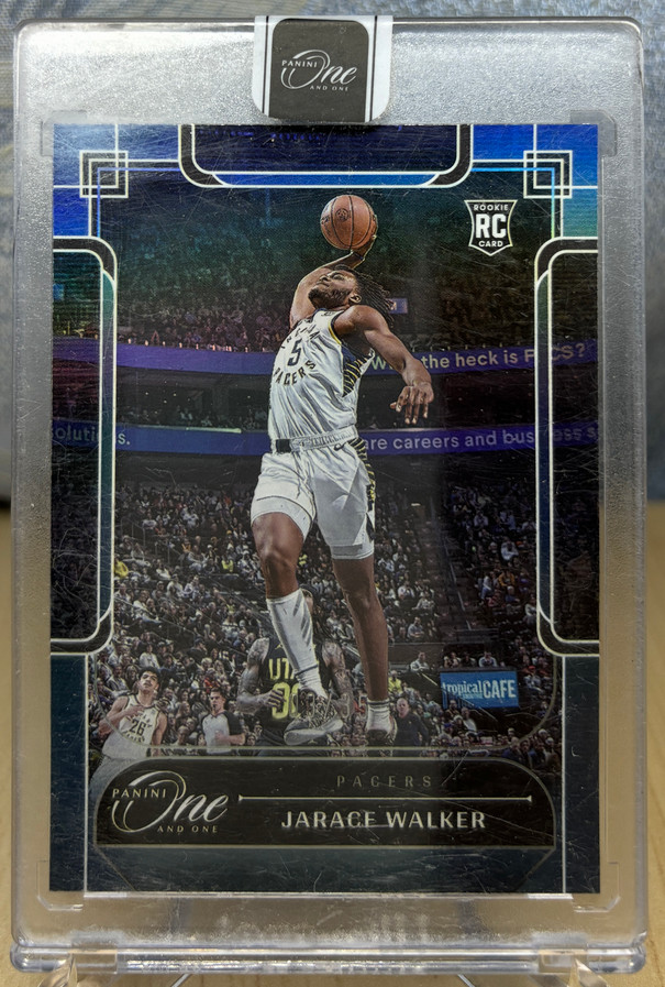 Jarace Walker 2023-24 Panini One And One 03/35 Blue RC Indiana Pacers #127