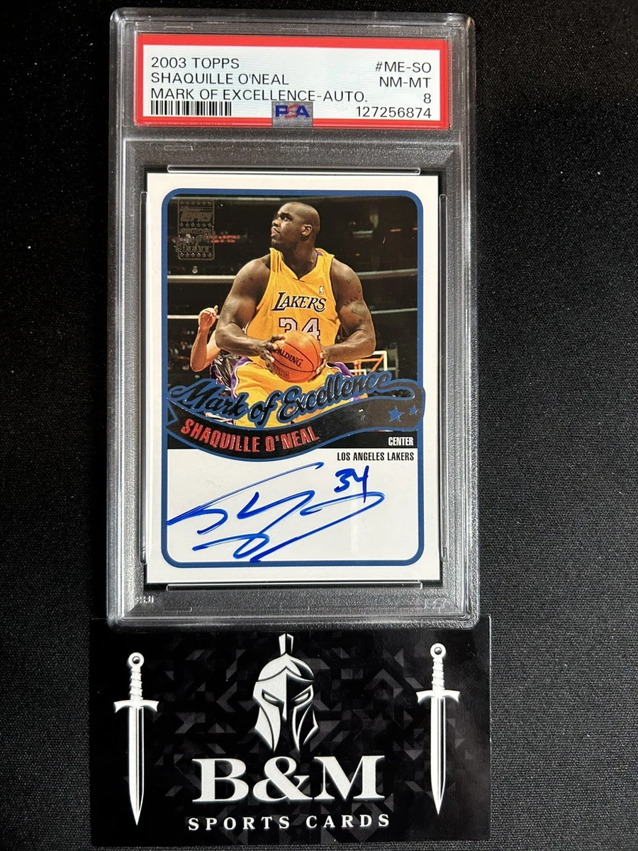 Shaquille O'Neal Basketball Autographed Sports Trading Cards for