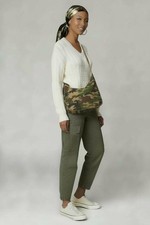 LAUREN by RALPH LAUREN CREAM CABLE KNIT V-NECK SWEATER NWT LARGE L