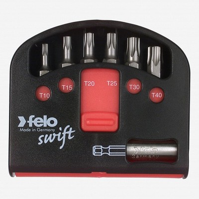 Felo Swift Box 6 piece Bits and Magnetholder - T10-T40