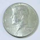 1965 Kennedy Half Dollar 40% Silver, Circulated Coin #7141