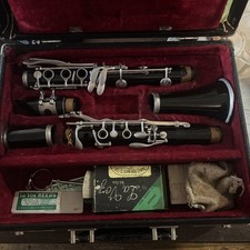 Vintage Bundy by Selmer Clarinet W/Case. Needs Some cleaning-complete with book