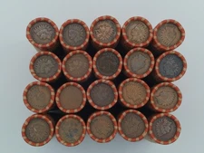 Unsearched / Sealed Wheat Penny Rolls w/ Indian Ender from Estate Purchase!