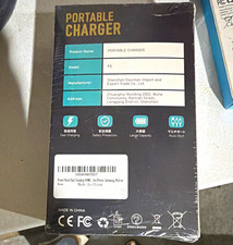 P5 Power Bank Portable Charger Fast Charge LED 3-Port USB Qi w/ Cable