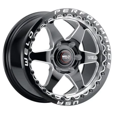Weld Racing Wheels Ventura 6 Beadlock 17x10 +25 Black 6x139.7 6x5.5 (QTY 1)