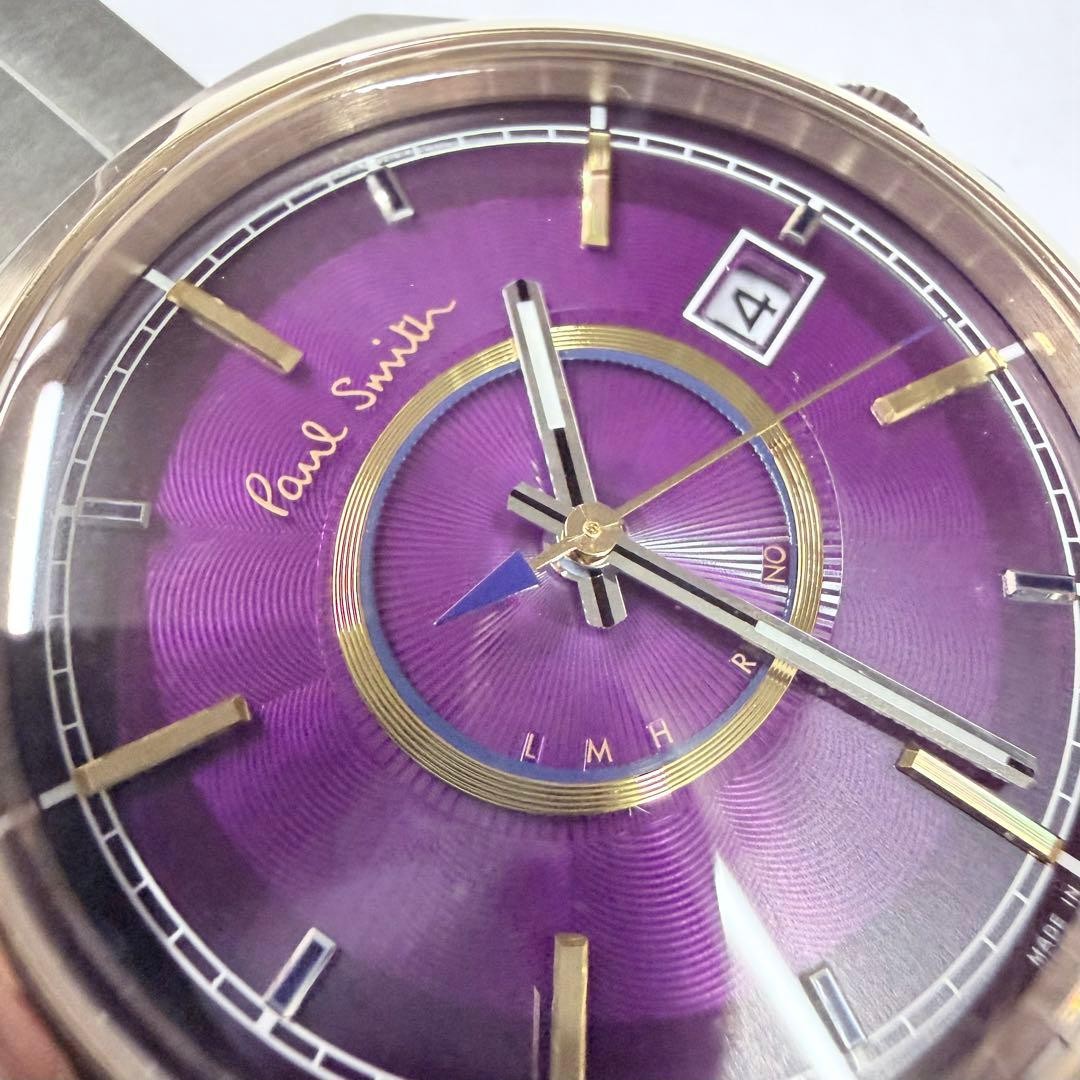 PaulSmith Closed Eyes Radio Solar Watch KL-311 Unisex 19cm Battery Operated image 5