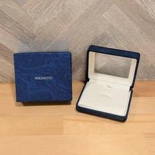 MIKIMOTO Necklace Case Empty Box Jewelry Storage Used
