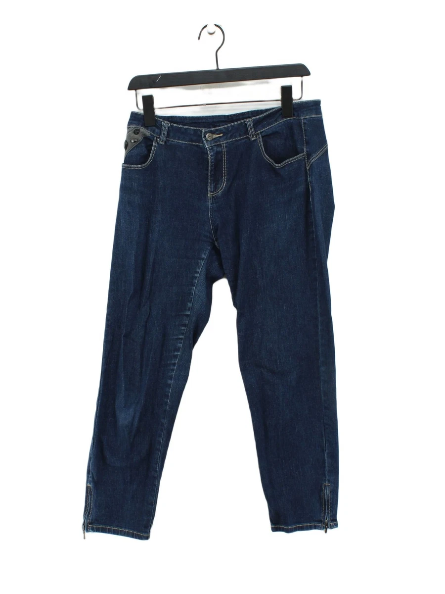 Pantalon Court Jean Bleu Miss Captain Taille 42 W32 - Coton - Occasion Très Bon état