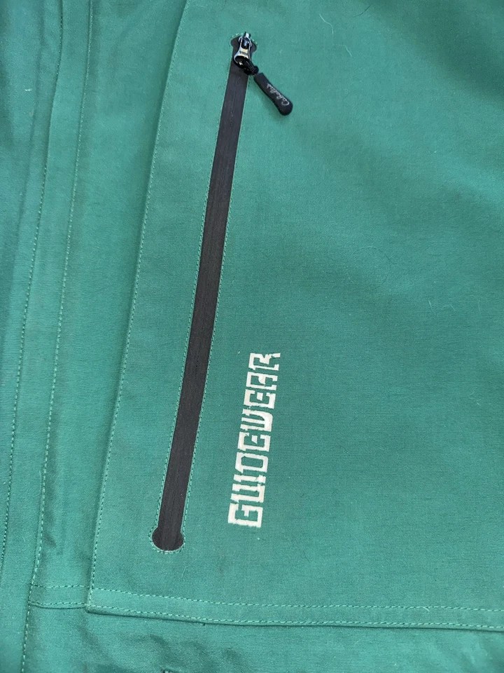 Cabela’s Guidewear Fishing GORE-TEX Jacket Mens XL Outdoor Gear Green Black - Image 2 of 4