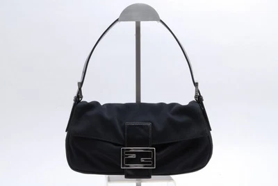 Sac à bandoulière baguette mère FENDI rang A* noir - Photo 1/4