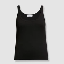 $675 Gabriela Hearst Women's Black Wool/Cashmere/Silk Rozi Tank Top Size XS