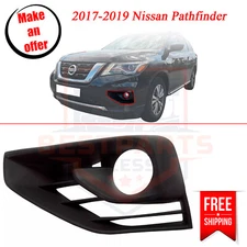 New Front Fog Light Trim black left side for 2017-2019 Nissan Pathfinder