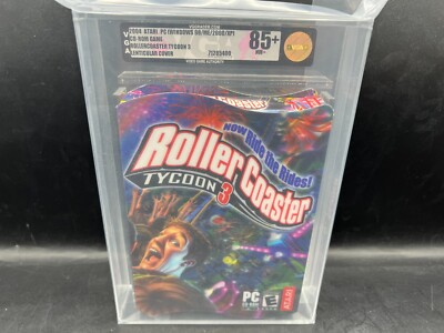 Roller Coaster Tycoon 3 Small Box Lenticular PC VGA 85+ FACTORY SEALED MINT WATA
