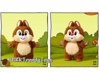 【チップとデール】POPMART Micky Family ミッキーファミリー CHIP and DALE - POP MART Mickey Family Cute Together