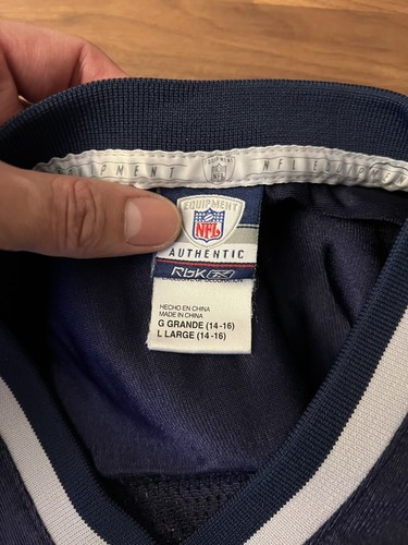 Reebok NFL New England Patriots Randy Moss #81 Jersey Youth Boys Size L 14-16 - Picture 6 of 6