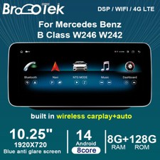 Autoradio 10,25" GPS CarPlay riproduzione Android per Mercedes Benz classe B W246