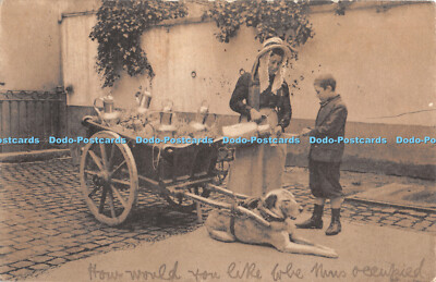R326030 Milchlieferdienst Hund Frau und kleiner Kerl E Nels Serie 38 Nr 17