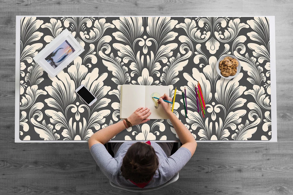 Schreibtischunterlage Tischunterlage für Zuhause Luxus Design 120x60 - Bild 2 von 4