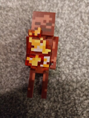 Minecraft Burning Zombie Action VGC Collectable Rare