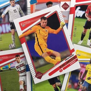 2021-22 Donruss Road To Qatar Nicholas Gioacchini Rookie Press Proof Gold /349