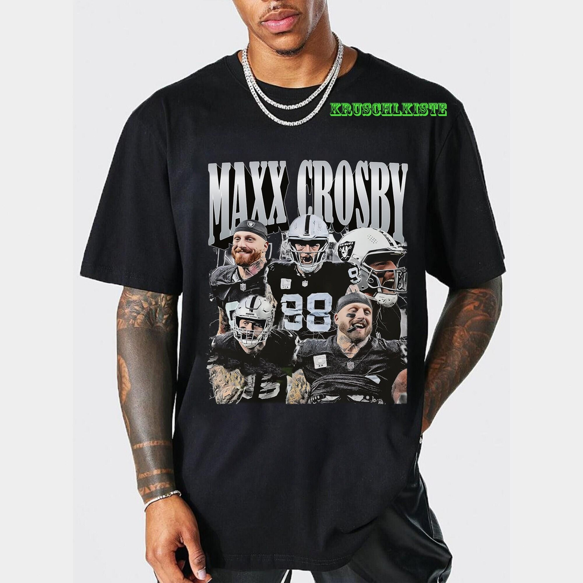 Maxx Crosby Shirt Vintage 90s Retro Classic Graphic Tee Bootleg