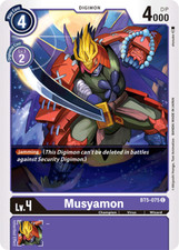 BT5-075 Musyamon C Purple Digimon 2020 TCG BT05 Battle of Omni Booster